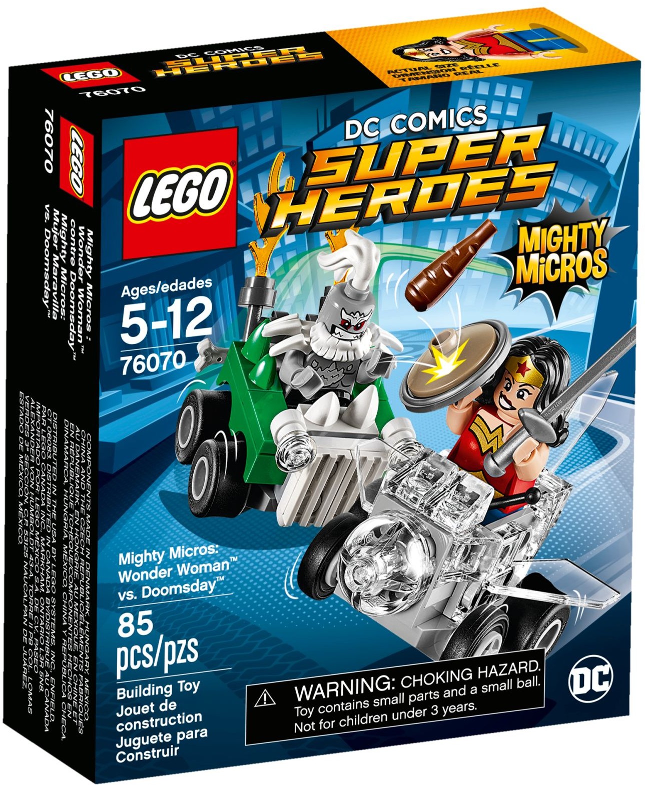 76070-1 - Mighty Micros: Wonder Woman vs. Doomsday - Image 2