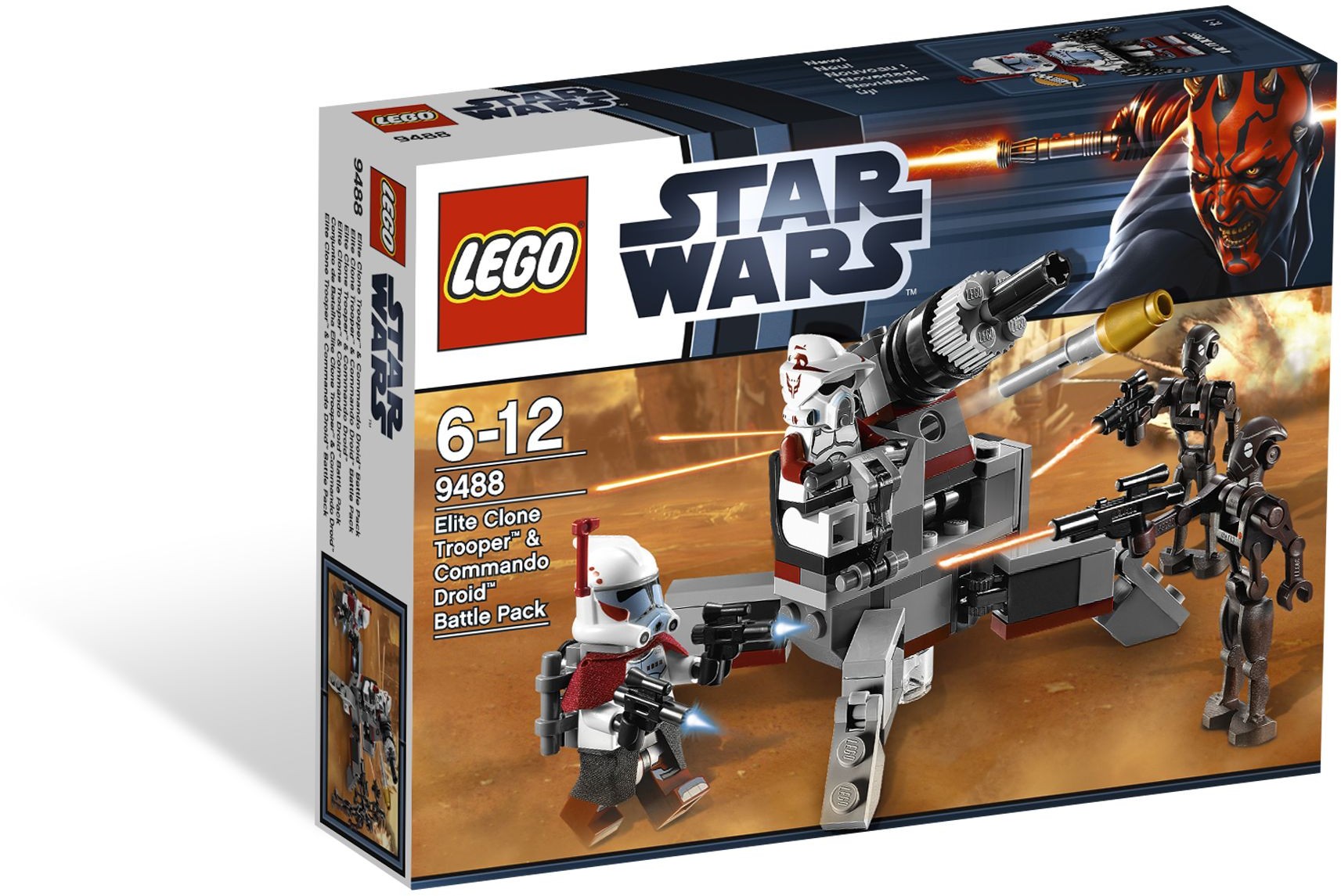 9488-1 - Elite Clone Trooper & Commando Droid Battle Pack - Image 2