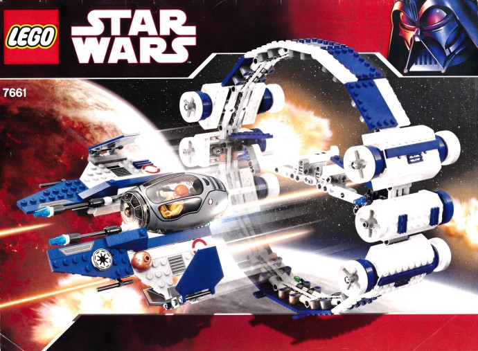7661-1 - Jedi Starfighter with Hyperdrive Booster Ring